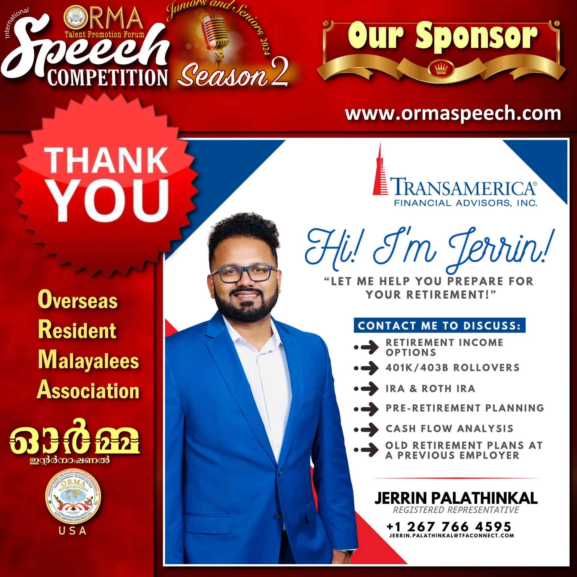 Season 2 Sponsors  - Thank you Slides